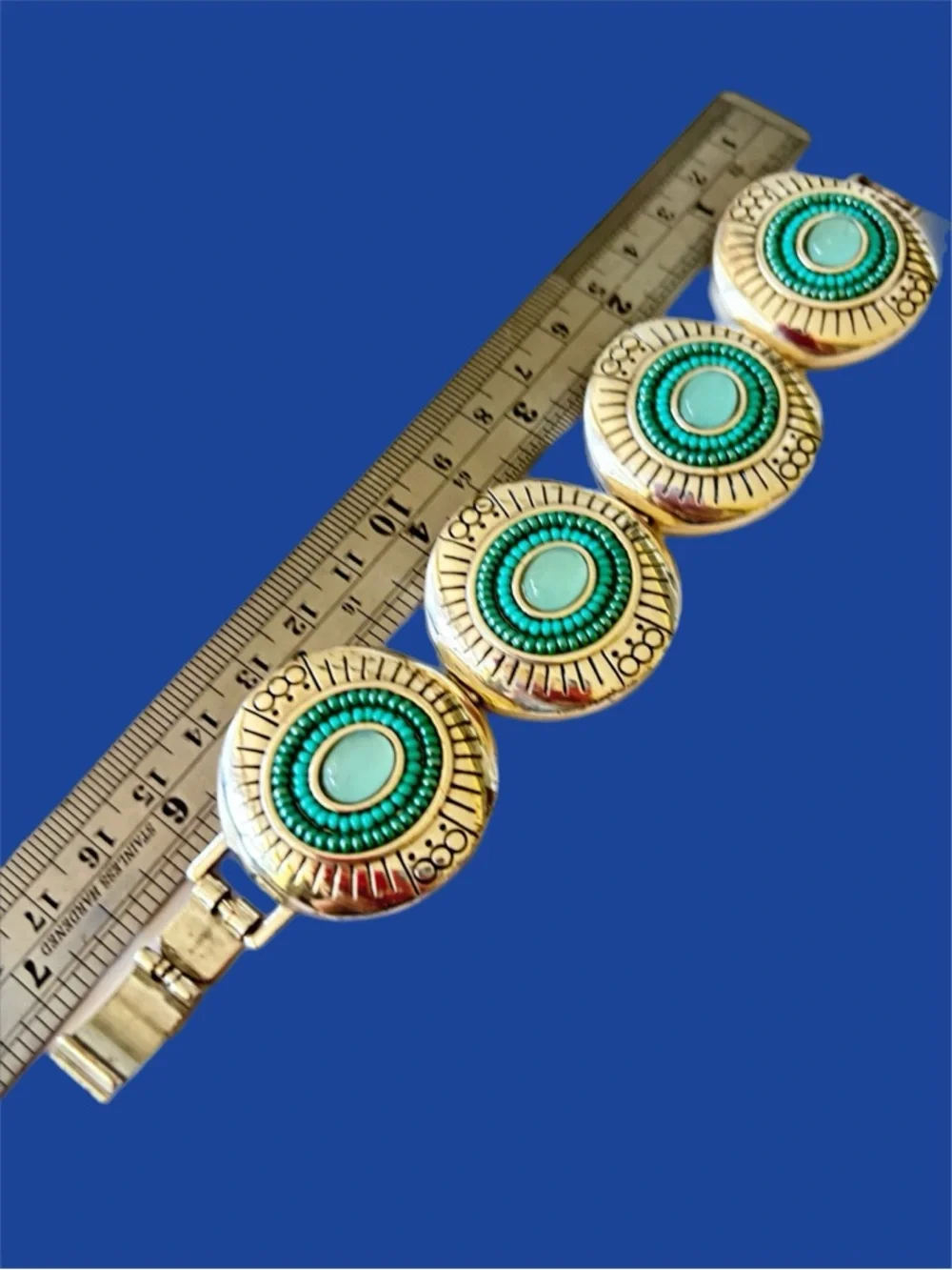 Brighton Silver-Tone Bracelet with Turquoise Accents